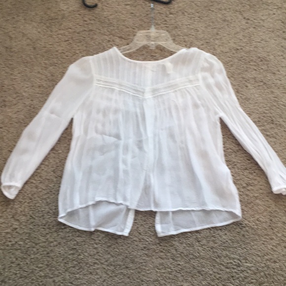 Forever 21 Tops - Forever 21 White See Through Blouse